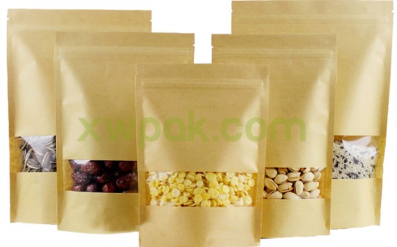 32516Customizable kraft paper Bag with Tin Tie